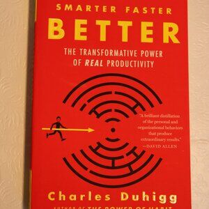 Smarter Faster Better by Charles Duhigg - Productivity Paperback